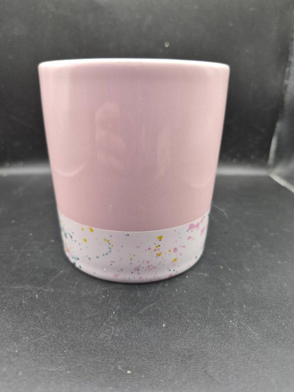 Starbucks Pink Ceramic Mug With Splatter Confetti Design 12oz 2017 Edition - Picture 2 of 6
